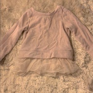 Girls toddler sweater pink size 2T